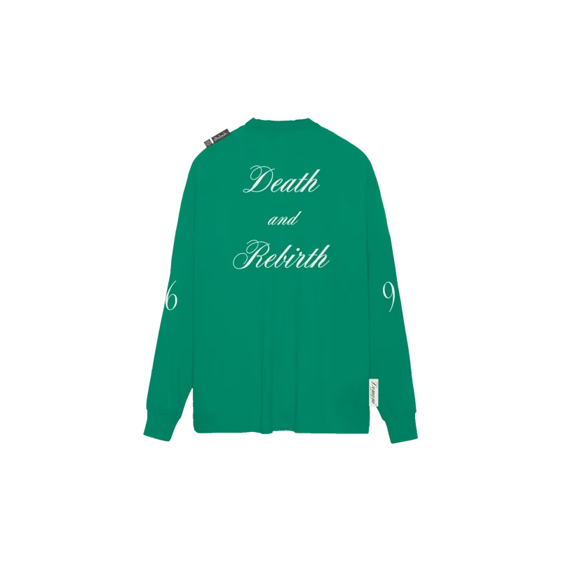 EMERALD CREWNECK ISABELLA EMBROIDERT SWEATSHIRT