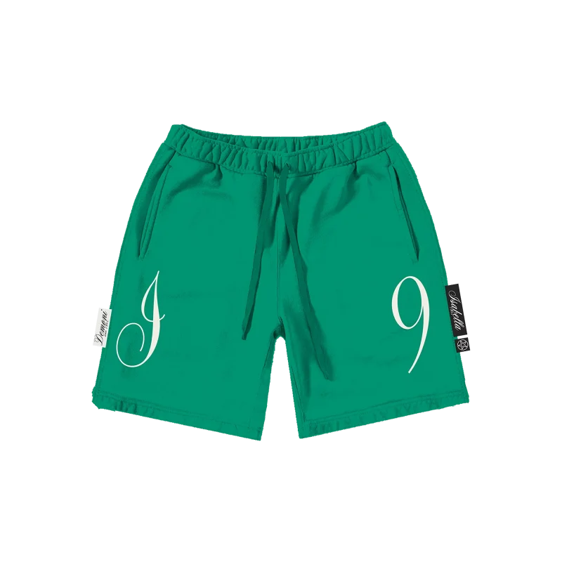 EMERALD I + 9 EMBROIDERY SWEATSHORTS